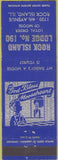Matchbook Cover - Matchbook Cover Moose Lodge Rock Island IL