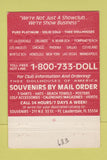 Matchbook Cover Doll House Strip Club girlie CHAIN Fort Lauderdale FL 40 Strike