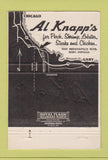 Matchbook Cover - Al Knapp's Restaurant  Roby IN WEAR 40 Strike