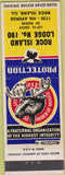 Matchbook Cover - Matchbook Cover Moose Lodge Rock Island IL