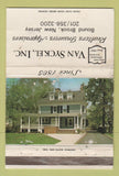 Matchbook Cover - Van Syckel Real Estate Bound Brook NJ POOR 40 Strike