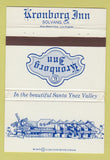 Matchbook Cover - Kronborg Inn Solvang CA WEAR 40 Strike