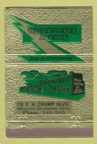 Matchbook Cover - Shelby Electric Memphis TN 40 Strike