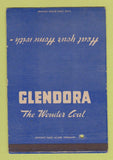Matchbook Cover - Glendora Coal SAMPLE 40 Strike