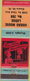 Matchbook Cover - Matchbook Cover Moose Lodge Cicero IL