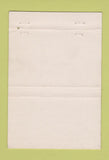 Matchbook Cover - Chief Francis McManus Waverly Inn 1955 40 Strike