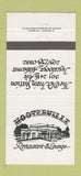 Matchbook Cover - Hooterville Restaurant Tuscaloosa AL 30 Strike