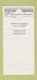 Matchbook Cover - Al's Restaurant Pizza Bloomingdale Cicero IL 30 Strike