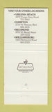Matchbook Cover - Captain George's Restaurant Virginia Beach VA 30 Strike