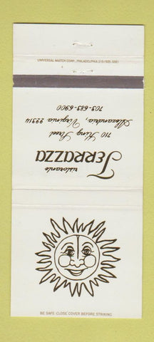 Matchbook Cover - Ristorante Terrazza Alexandria VA 30 Strike