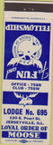 Matchbook Cover - Matchbook Cover Moose Lodge Jerseyville IL