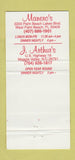 Matchbook Cover - Manero's Maggie Valley NC West Palm Beach FL 30 Strike
