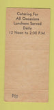 Matchbook Cover - The Maples Restaurant Middletown NY WEAR 30 Strike