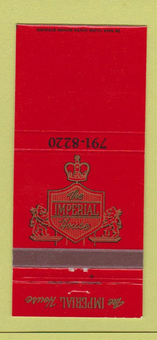 Matchbook Cover - Imperial House Fraser MI 30 Strike