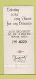Matchbook Cover - Imperial House Fraser MI 30 Strike