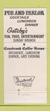Matchbook Cover - Ted's Old Town Inn Bloomfield Hills MI 30 Strike