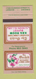 Matchbook Cover - The Orchid Restaurant London ON 30 Strike