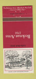 Matchbook Cover - Beekman Arms Rhinebeck NY 30 Strike
