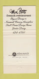 Matchbook Cover - Le Bar Sous Sol Piano Bar Wheat Ridge Colorado 30 Strike