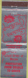 Matchbook Cover - Matchbook Cover Moose Lodge Hagerstown MD Christmas