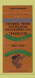 Matchbook Cover - Gallagher's Restaurant Omaha NE 30 Strike
