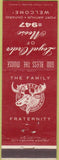 Matchbook Cover - Matchbook Cover Moose Lodge Port Arthur ON WEAR