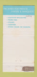 Matchbook Cover - 90 By the Sea Jacksonville Beach FL 30 Strike
