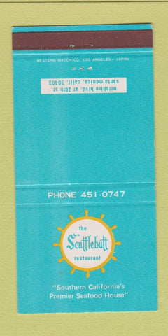 Matchbook Cover - Scuttlebutt Restaurant Santa Monica CA 30 Strike