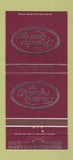 Matchbook Cover - The French Quarters Birmingham AL 30 Strike
