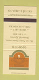 Matchbook Cover - La Sorosa Restaurant Montreal QC 30 Strike