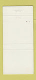 Matchbook Cover - Yesterday's Restaurant Fort Lauderdale FL 30 Strike