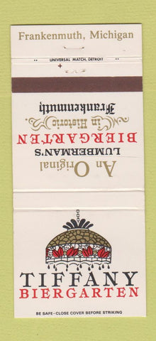 Matchbook Cover - Tiffany Biergarten Frankenmuth MI 30 Strike