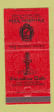 Matchbook Cover - Paradiso Villa Troy MI Detroit 30 Strike