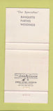 Matchbook Cover - Brentwood House Melvindale MI #2 WHITE 30 Strike
