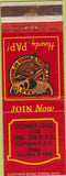 Matchbook Cover - Matchbook Cover Moose Lodge Washington DC