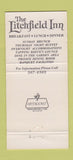 Matchbook Cover - Litchfield Inn CT 30 Strike