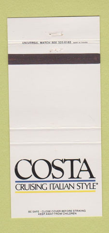 Matchbook Cover - Costa Italian Restaurant 30 Strike