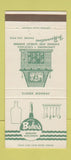 Matchbook Cover - Boder's Restaurant Mequon WI 30 Strike