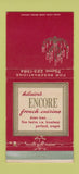 Matchbook Cover - Hilaire's Encore French Portland OR WEAR 30 Strike