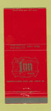 Matchbook Cover - Inn Place Indiana Illinois State Line 30 Strike