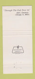 Matchbook Cover - Cricket's Chicago IL 30 Strike
