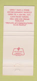 Matchbook Cover - Peabody's Cary IL restaurant 30 Strike