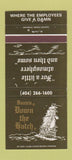 Matchbook Cover - Dante's Down the Hatch Atlanta GA 30 Strike