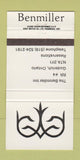 Matchbook Cover - Benmiller Inn Goderich ON 30 Strike