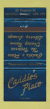 Matchbook Cover - Caddie's Place Hamilton ON 30 Strike