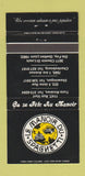 Matchbook Cover - Manoir Du Spaghetti Ste Foy Trois Rivieres QC 30 Strike