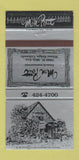Matchbook Cover - Mon Petit Wheat Ridge Colorado French Restaurant 30 Strike