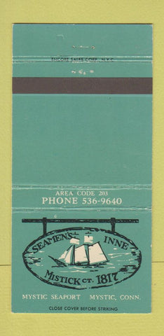 Matchbook Cover - Seamen's Inne Mystic CT 30 Strike
