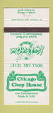 Matchbook Cover - Chicago Chop House IL Knift and Fork Club 30 Strike