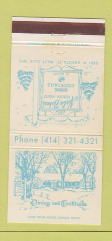 Matchbook Cover - Norbie Baker's Publick House West Allis WI 30 Strike